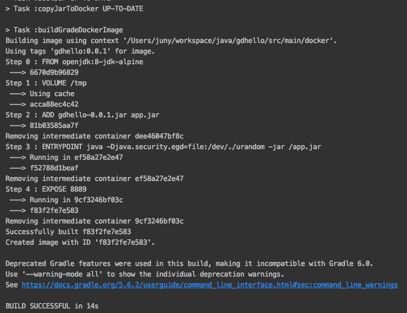 dockerSuccess